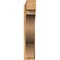 Ekena Millwork Funston Block Rough Sawn Outlooker, Western Red Cedar, 8"W x 40"D x 40"H OUT08X40X40FST05RWR - alternate 2